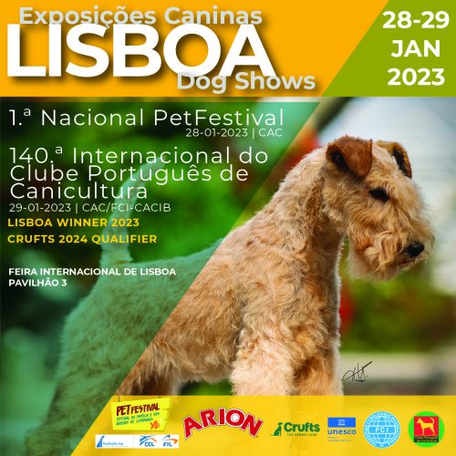 140.ª Exposição Canina Internacional do Clube Português de Canicultura (LW23) - Horários
